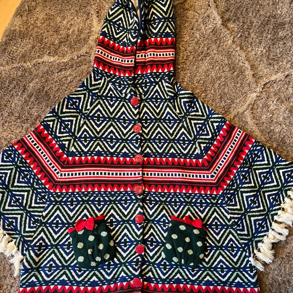 Tween girls matilda jane size 12 poncho